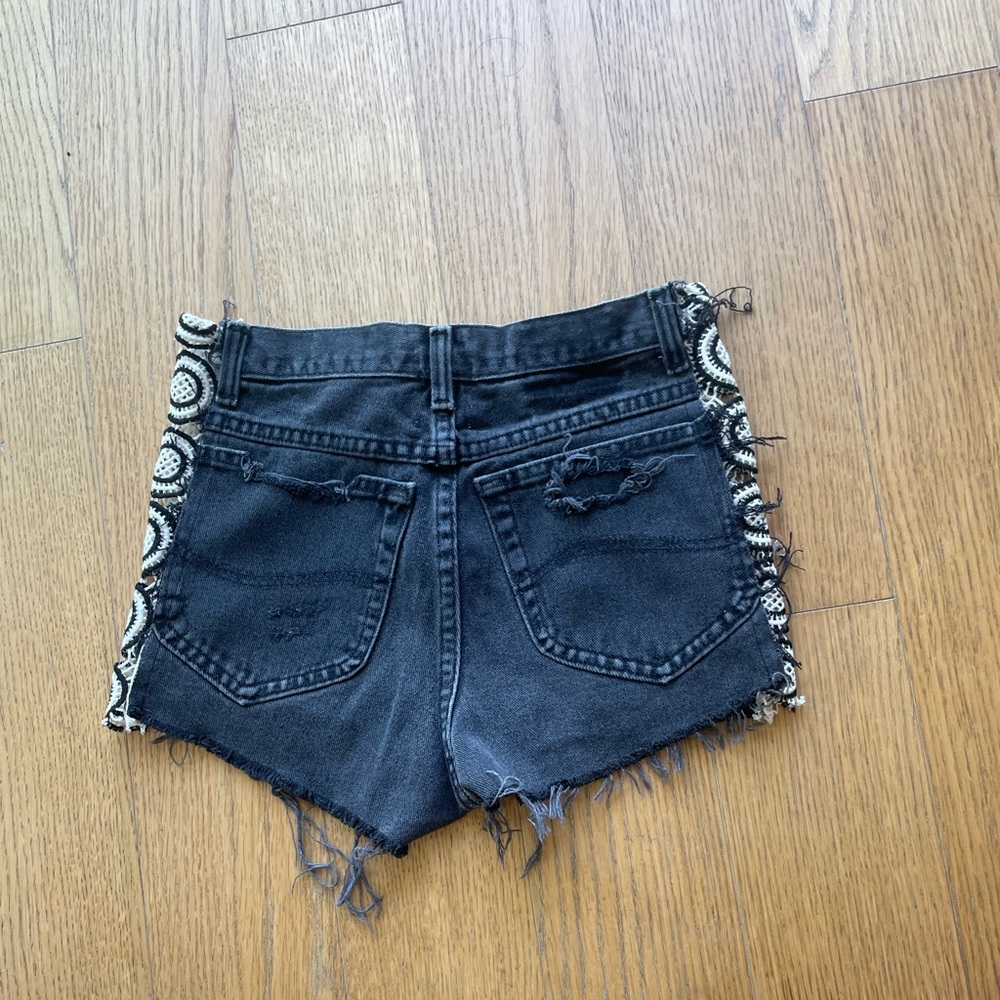 LF Grey Denim Shorts
